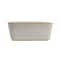 Hello Honey® 12" Ivory Reactive Glaze Rectangular Stoneware Planter